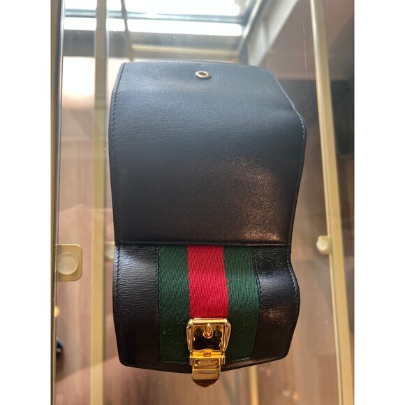 GUCCI Web Canvas Compact Wallet - Picture 4 of 16